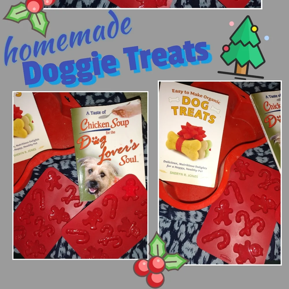 Doggie Treat Recipe Book & Treat Mold